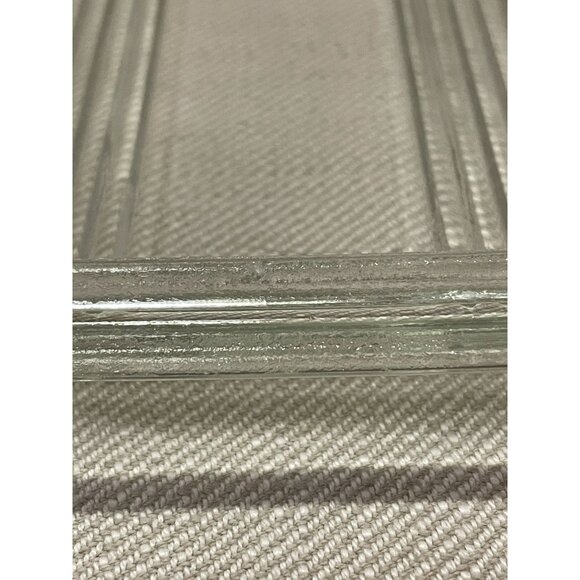 Pyrex Refrigerator Dish and Lid Used Butterprint Amish Rooster Rectangle - Picture 9 of 16